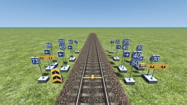 1980s Blue TSR Signs