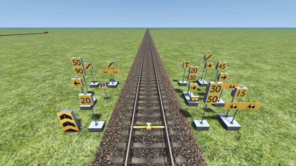 1990s Yellow TSR Signs
